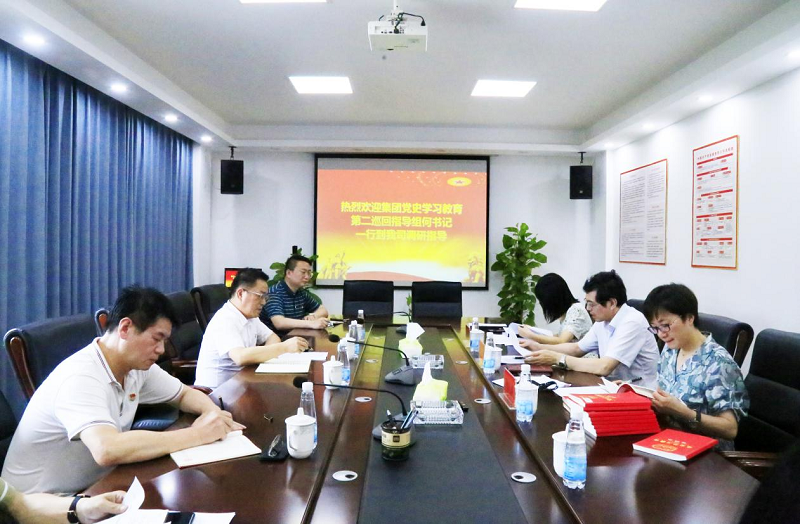 集团公司党史学习教育巡回指导组划分到各下层单位调研督导_w66国际app