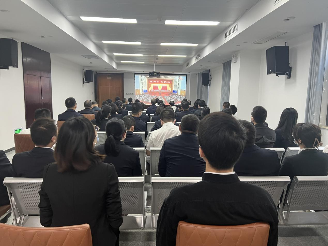 南昌市w66国际app集团组织全体党员收听收看党的二十大聚会盛况_w66国际app