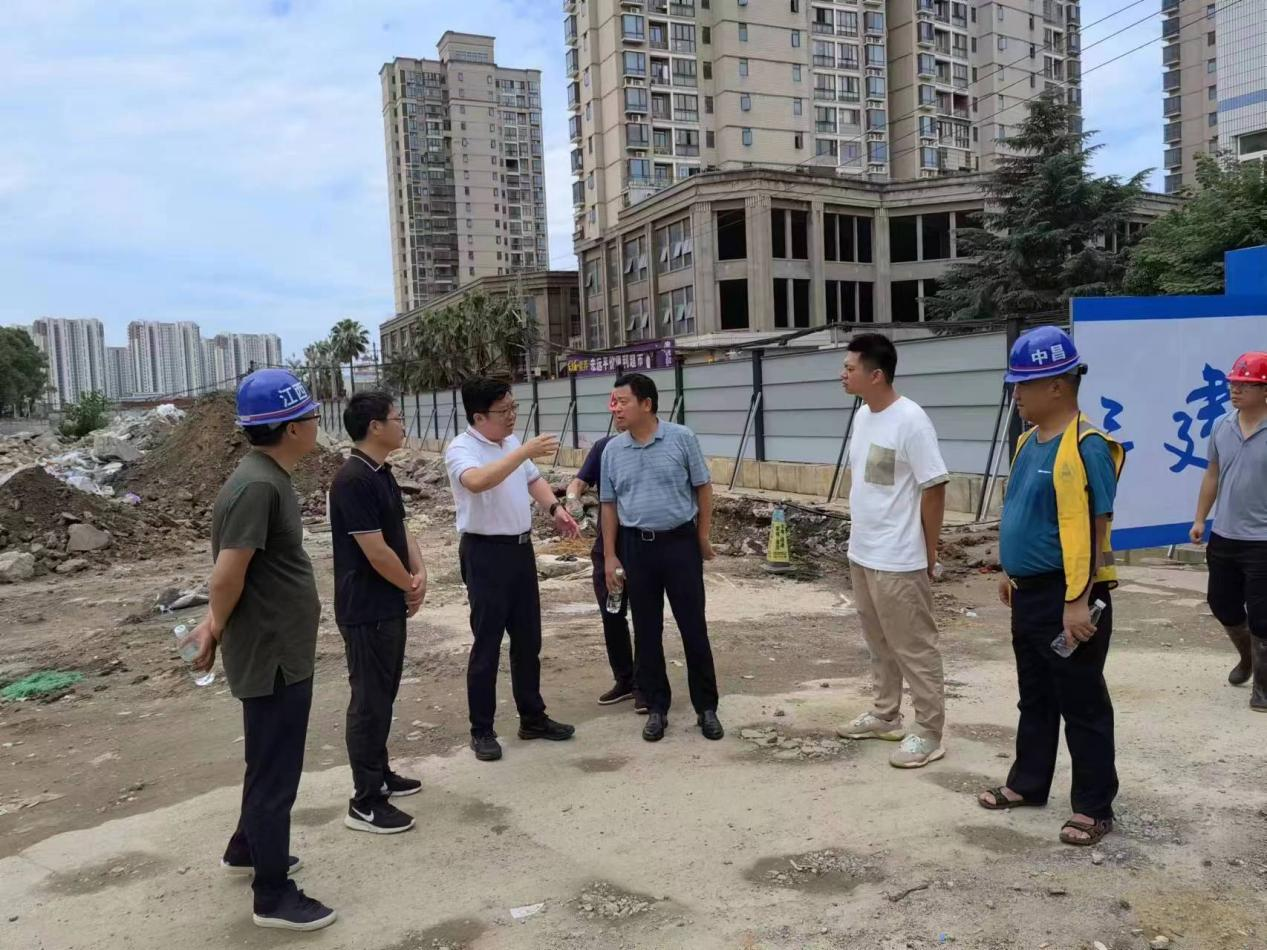 章勇实地调研上海路南延项目建设事情_w66国际app