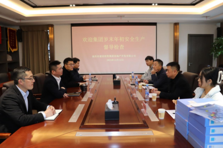 集团安管部一行赴w66国际app地产公司开展 岁末年头清静生产督导检查